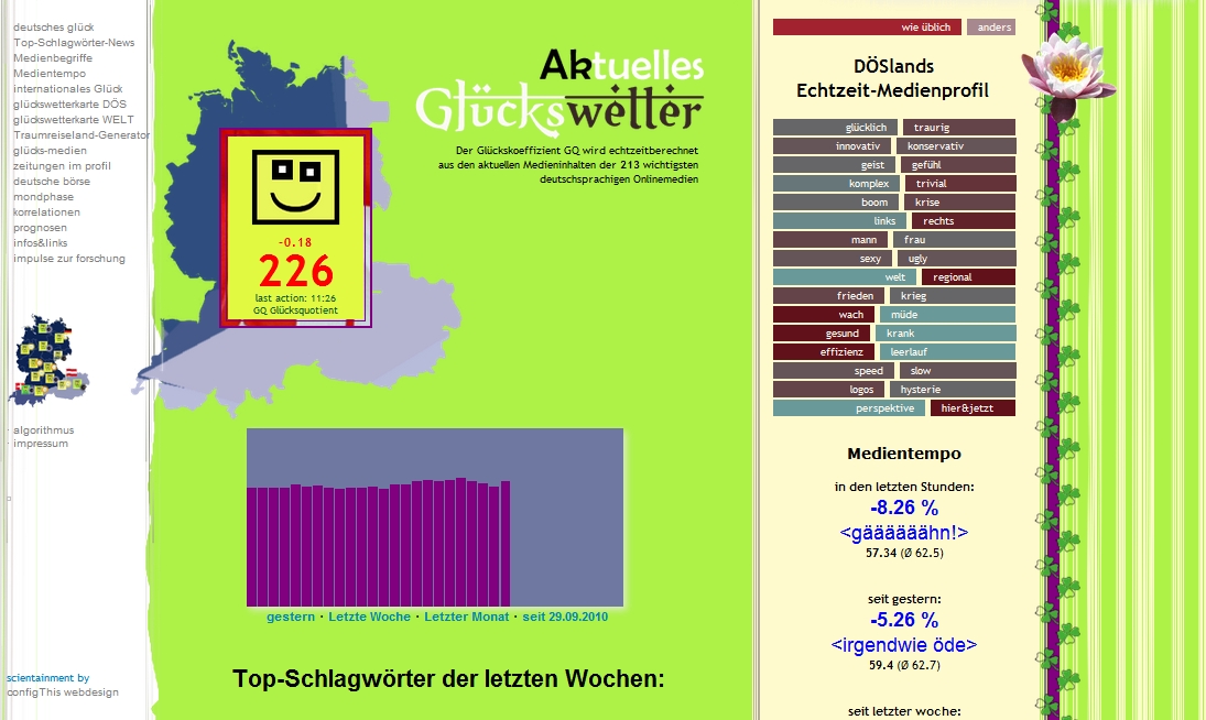 Gl�ckswetter Real Time Data Mining